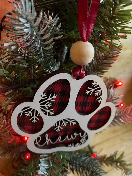 Personalized pet ornament