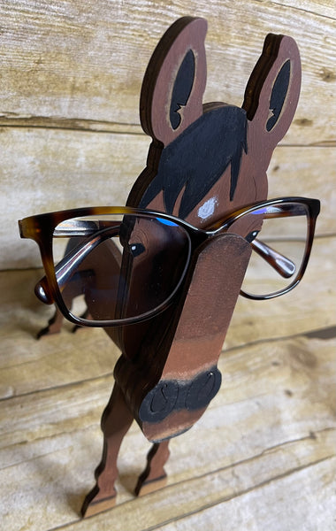 Horse eyeglass holder