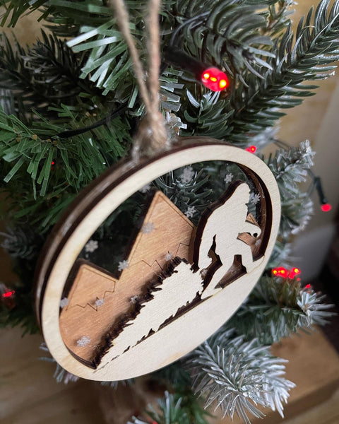 Big Foot Sasquatch ornament