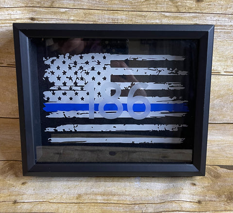 8x10 personalized shadow box