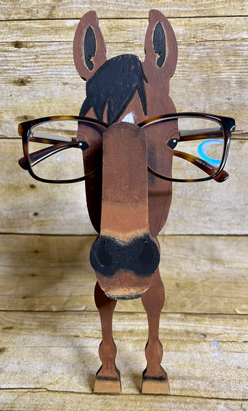 Horse eyeglass holder