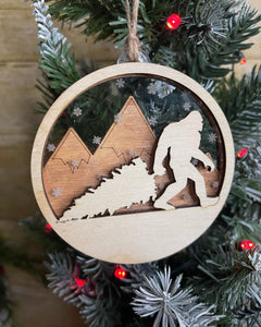 Big Foot Sasquatch ornament